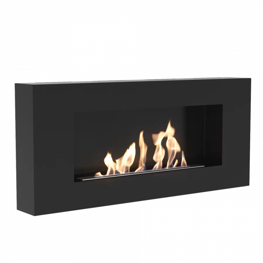 Závesný biokrb DELTA FLAT čierny 900x400mm