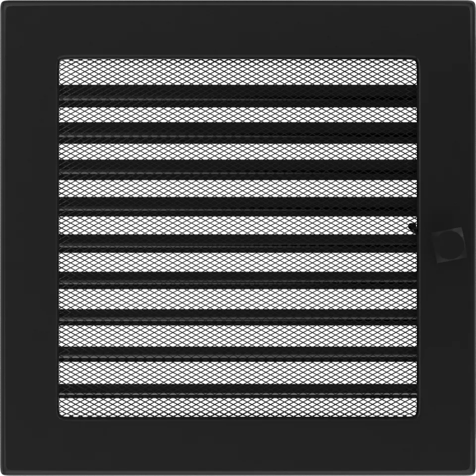 Mriežka 22x22 čierna s klapkou