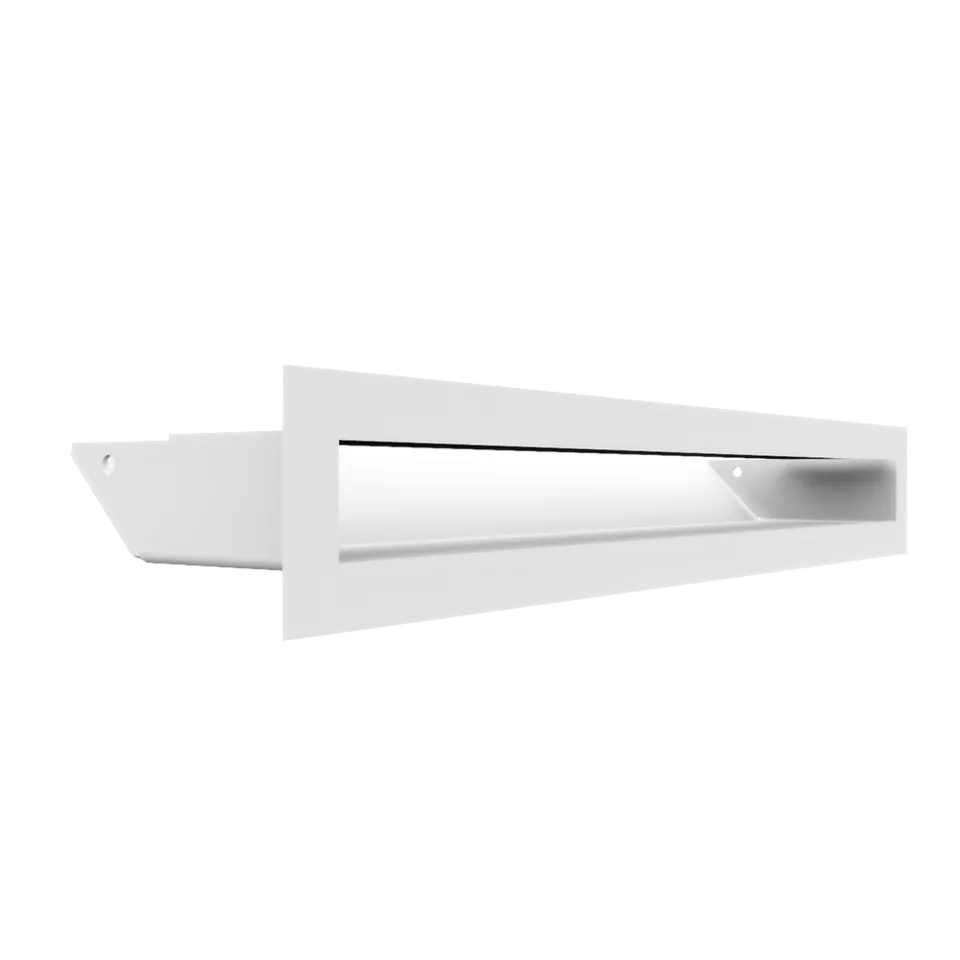 Mriežka LUFT 60×400 biela 45S SF - plytká