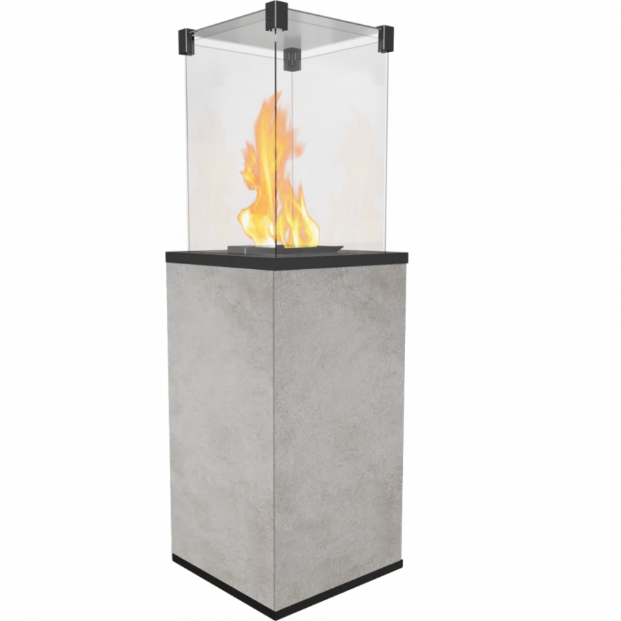 Plynový ohrievač PATIO - povrchová úprava OXIDE GRIGIO - manuálne ovládanie