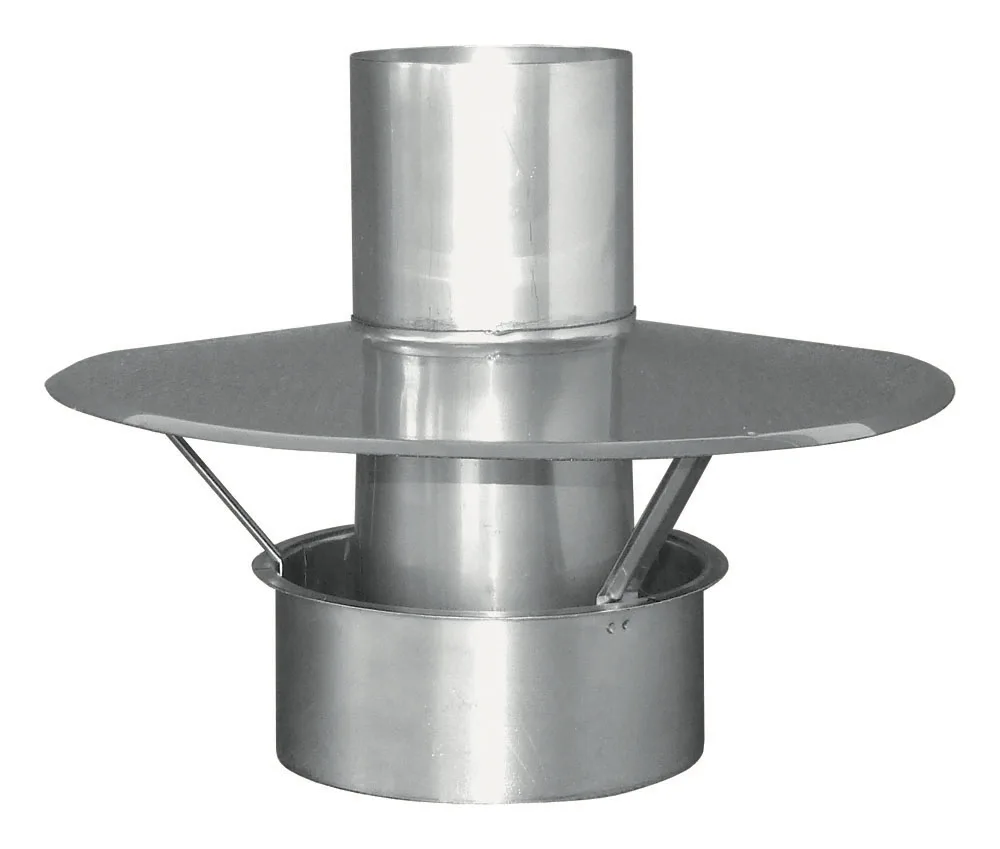 WSPS strieška ventilovaná 60/100 – 0.6mm, nerezový komín TOUP