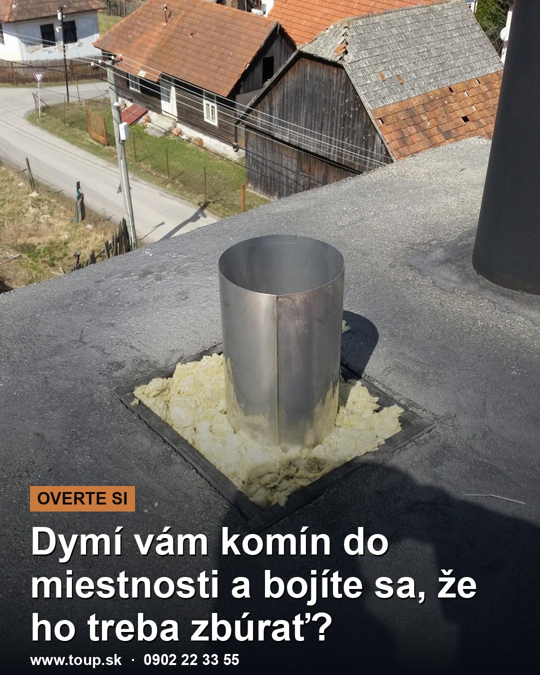 Vložkovanie komína: Rýchla záchrana starého komína bez búrania