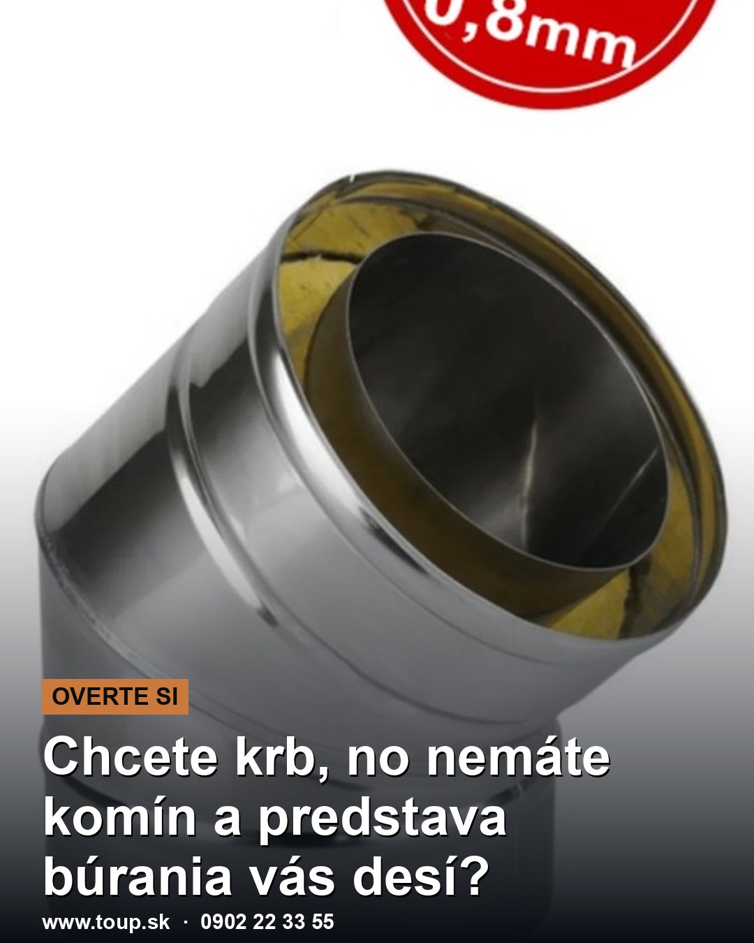 Komín na fasádu: Riešenie, keď vám v dome chýba komín