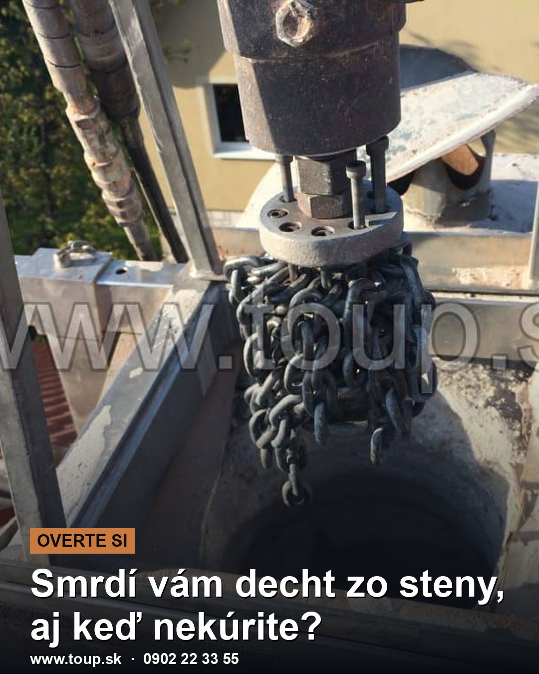 Decht na stene a smrad z komína? Vložkovanie je riešenie